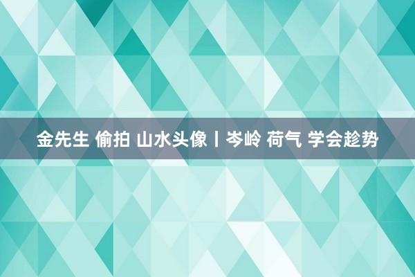 金先生 偷拍 山水头像丨岑岭 荷气 学会趁势