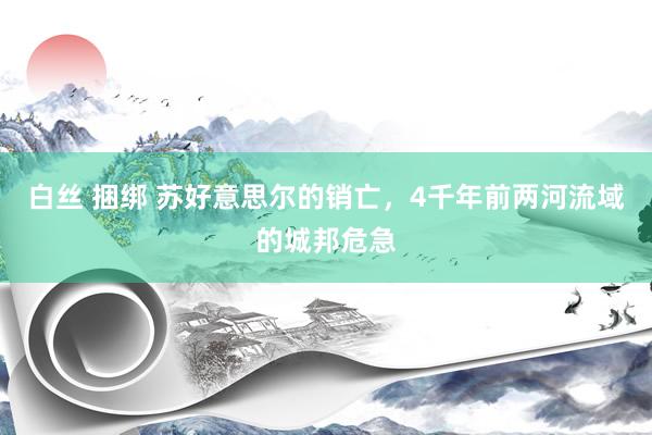 白丝 捆绑 苏好意思尔的销亡，4千年前两河流域的城邦危急