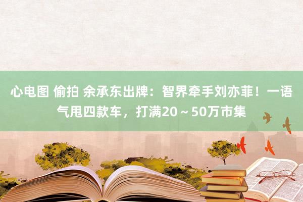心电图 偷拍 余承东出牌：智界牵手刘亦菲！一语气甩四款车，打满20～50万市集