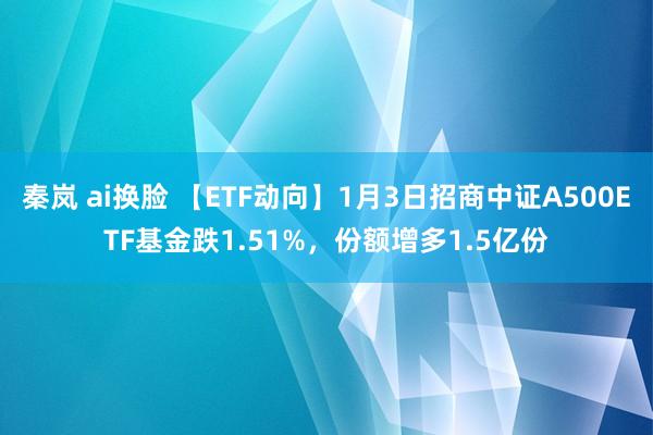 秦岚 ai换脸 【ETF动向】1月3日招商中证A500ETF基金跌1.51%，份额增多1.5亿份