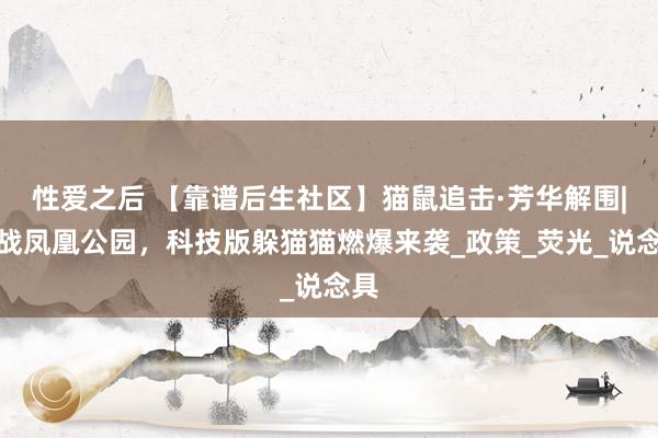 性爱之后 【靠谱后生社区】猫鼠追击·芳华解围|夜战凤凰公园，科技版躲猫猫燃爆来袭_政策_荧光_说念具